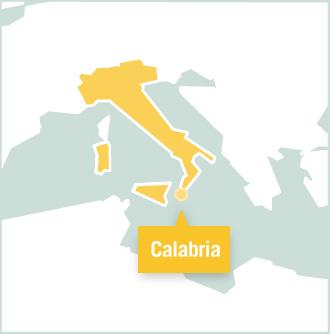 Volunteer Italy Program with Projects Abroad Map of volunteer placement in Calabria, Italy with Projects Abroad