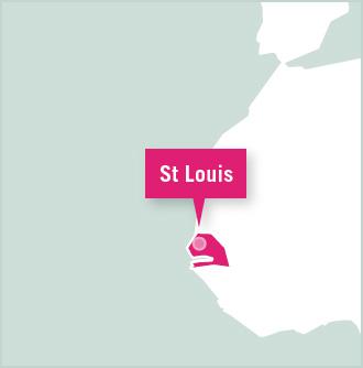 Projects Abroad Senegal Placement in St. Louis Map of St. Louis, Senegal Volunteer Project Placement