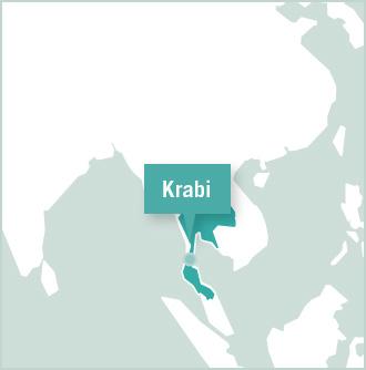 Projects Abroad Placement to Volunteer in Thailand Map of placement in Krabi to Volunteer in Thailand