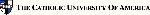 The Catholic University of America The Catholic University of America website logo